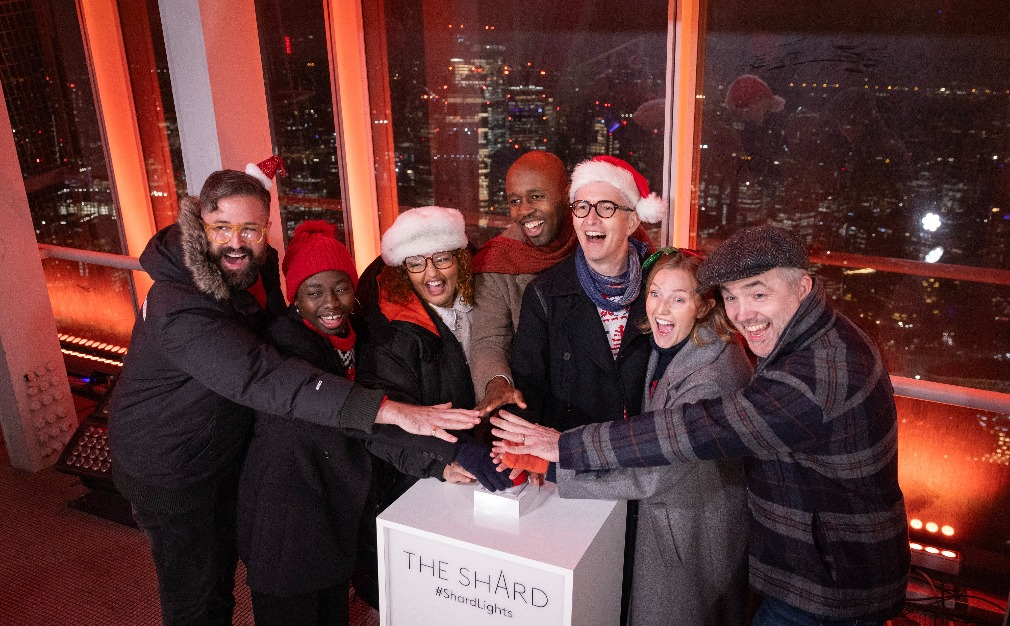 Christmas has Officially Started, as We Switched on The Shard Lights Annual Festive Display.